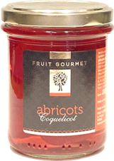 Abricots au sirop de coquelicot 200ml - Fruit Gourmet