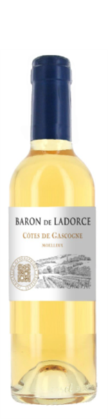 Côtes de Gascogne Baron de Ladorce blanc moelleux - 37,5cl