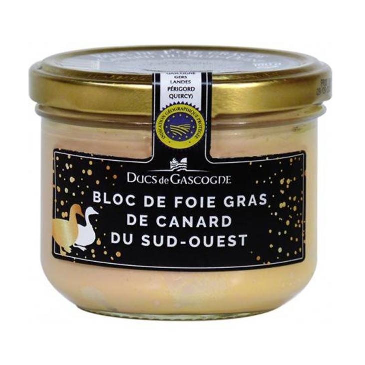Bloc de foie gras de canard du Sud-Ouest 180g - Ducs de Gascogne
