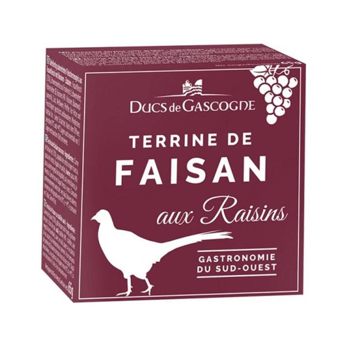 Terrine de faisan aux raisins 65g - Ducs de Gascogne