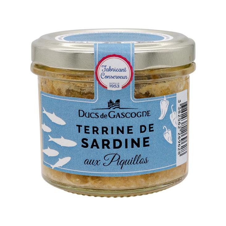 Terrine de sardine aux piquillos 90g - Ducs de Gascogne
