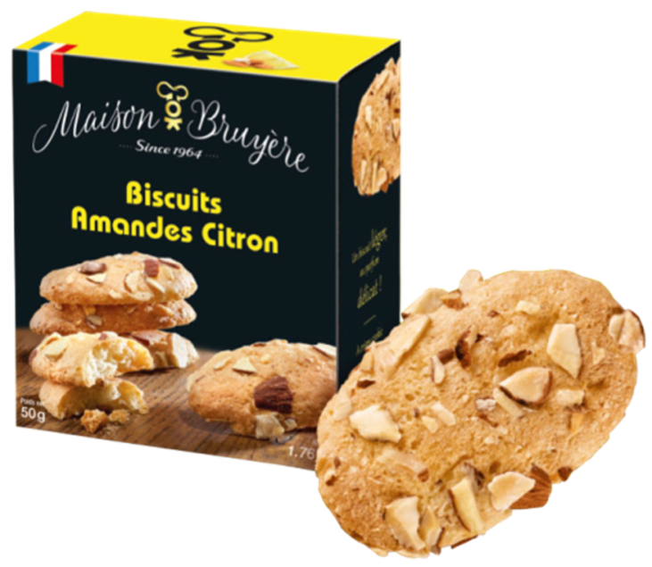 Biscuit Amandes et Citron 50g - Maison Bruyère