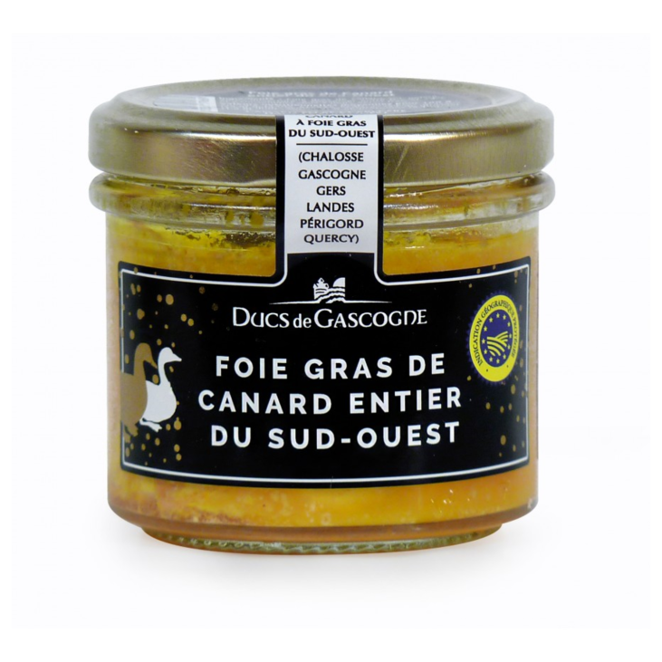Foie gras de canard entier du Sud-Ouest 90g - Ducs de Gascogne