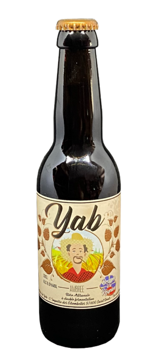 Bière ambrée artisanale 33cl - YAB